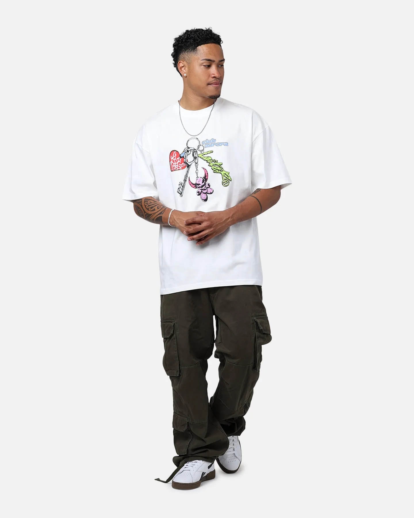 Loiter Key Bump T-Shirt Off-White Active Trend Look City Smart Look