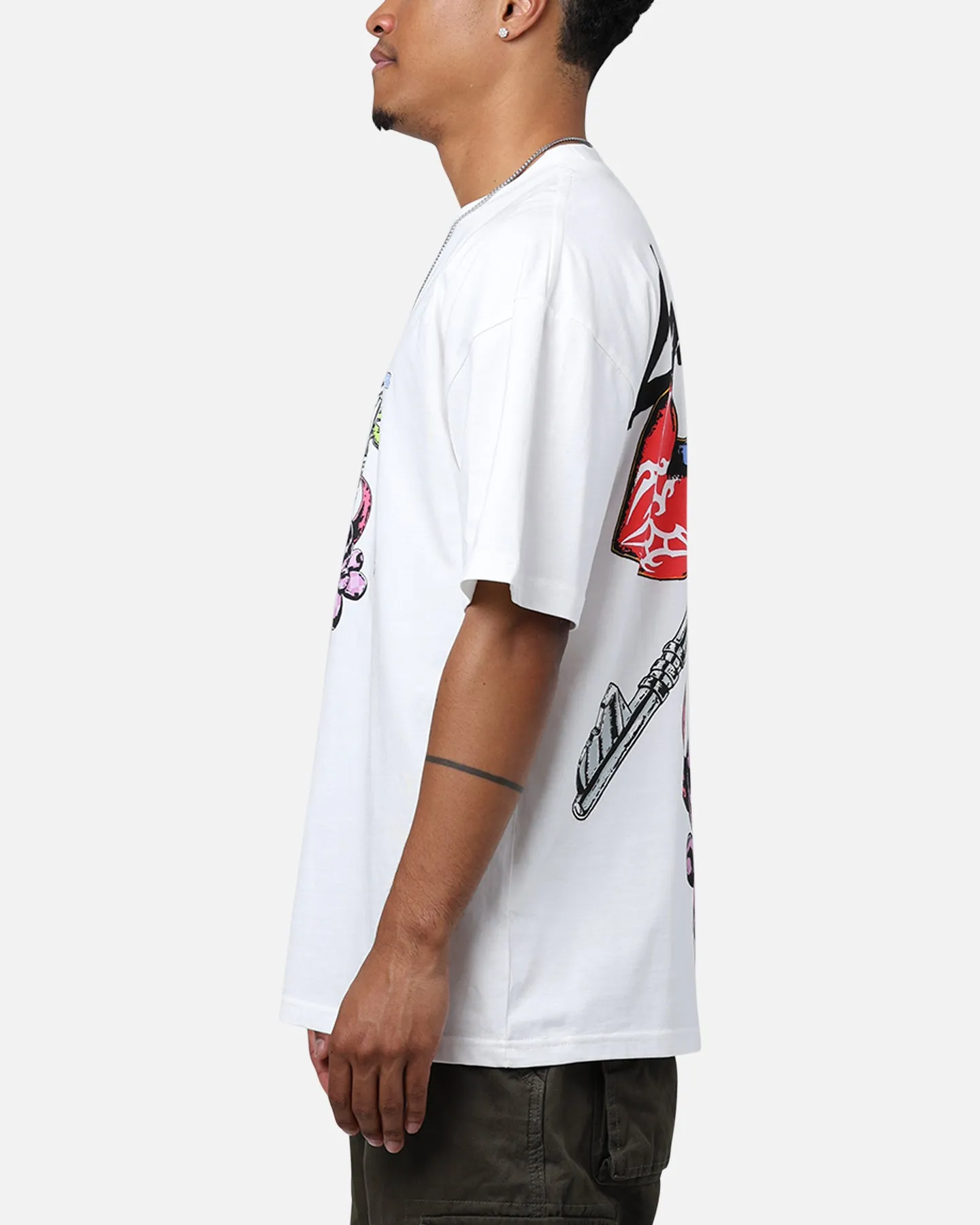 Cool Design sporty wear Loiter Key Bump T-Shirt Off-White
