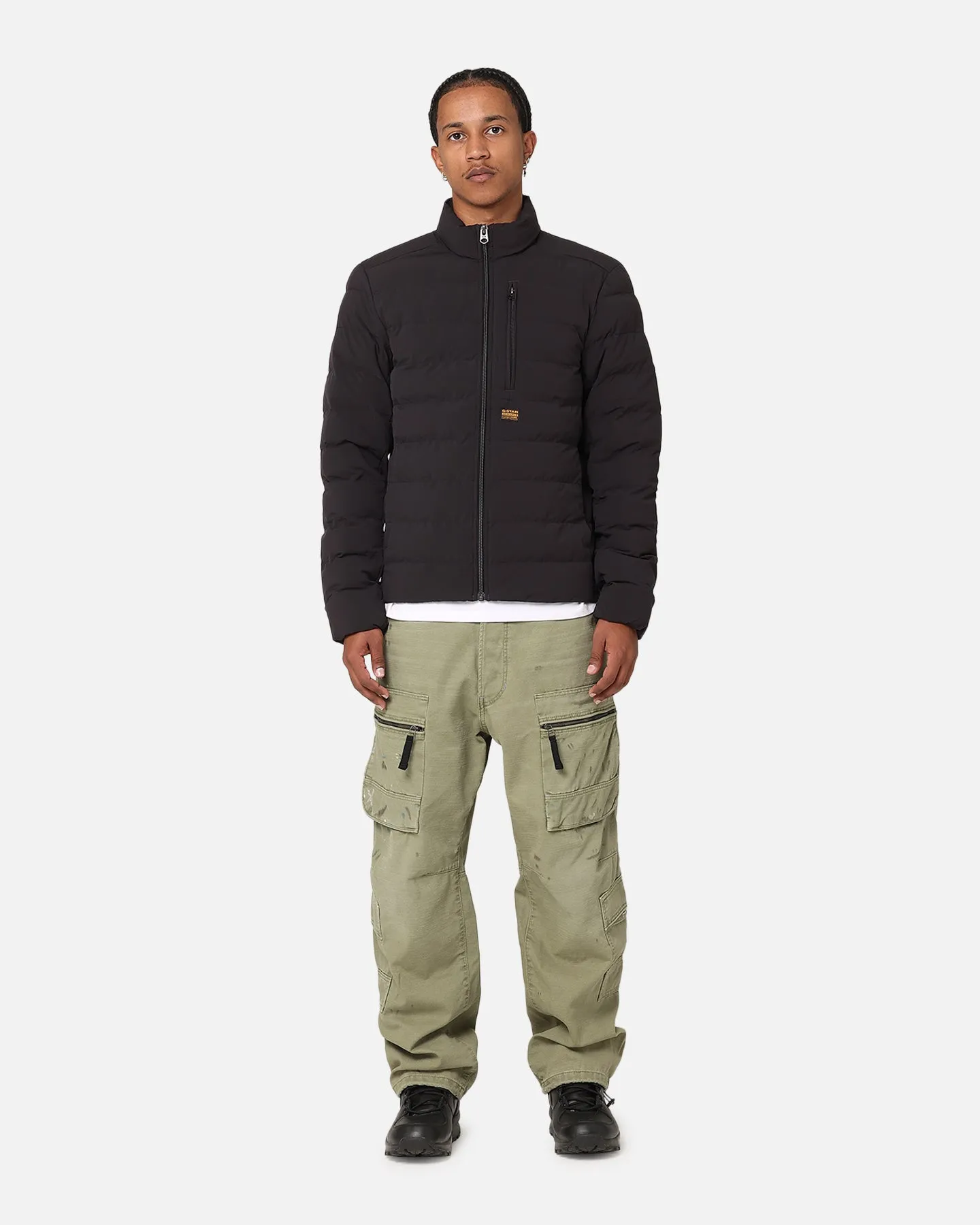Utility Core Rain Safe G-Star Foundation Liner Padded Jacket Dark Black