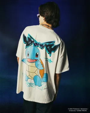Pok??mon By Loiter Squirtle Heavyweight T-Shirt Off White Work efficiency Seasonal Casual