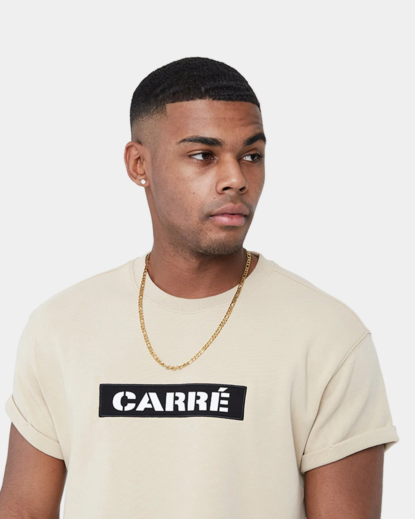 Everyday Trend Weekend Wear Carr?? Militant Short Sleeve T-Shirt Stone