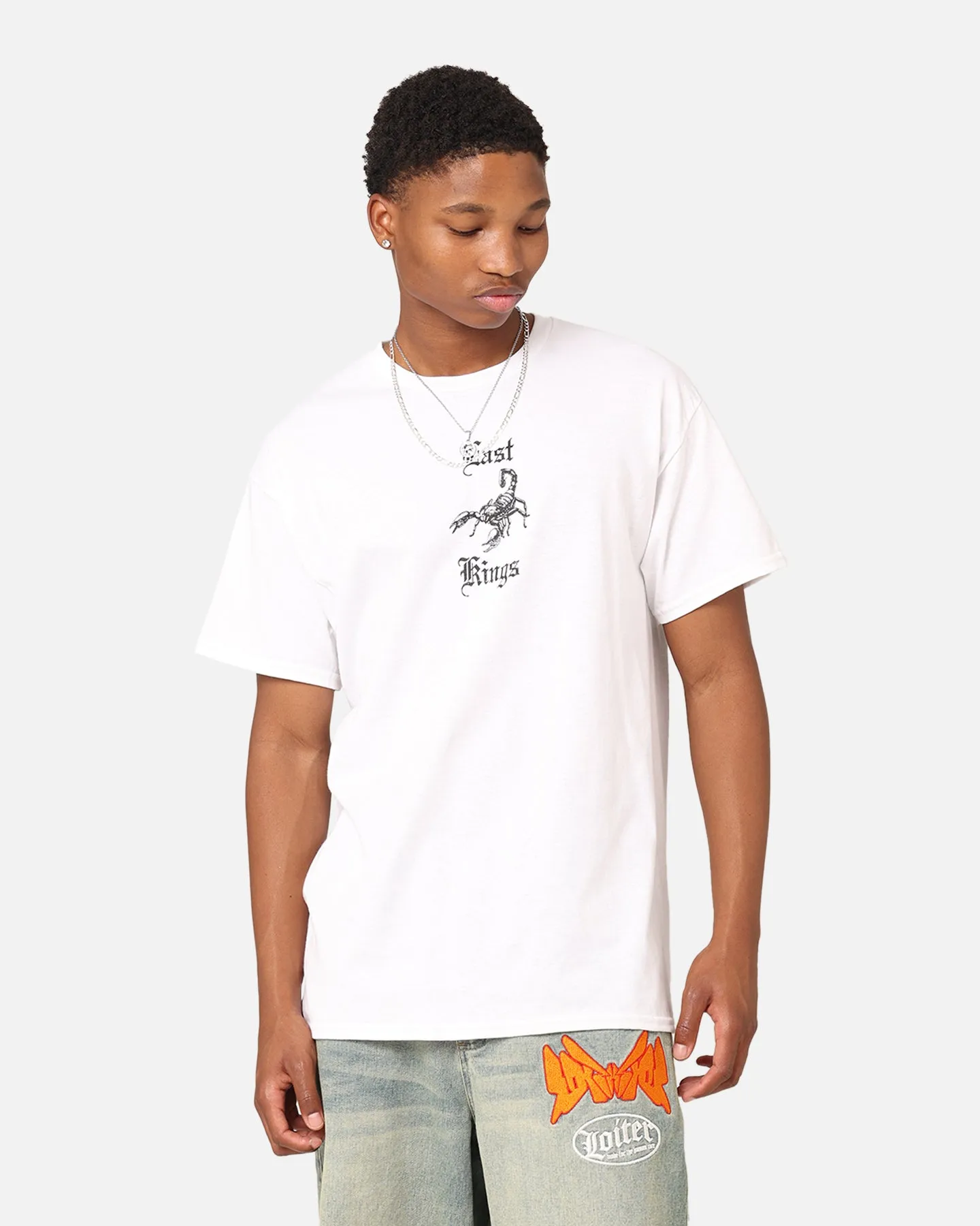 Minimal Comfort Wear Last Kings Scorpion T-Shirt White