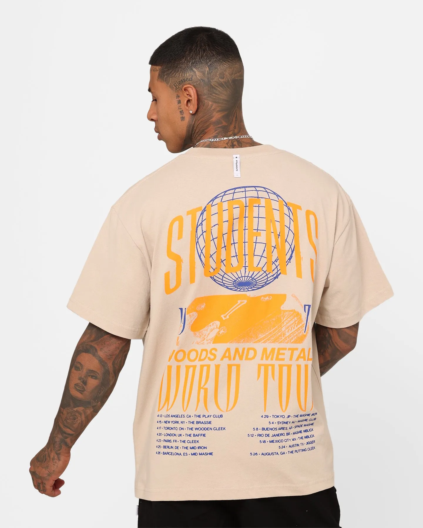 Students Golf Woods And Metals T-Shirt Sand Smart Design