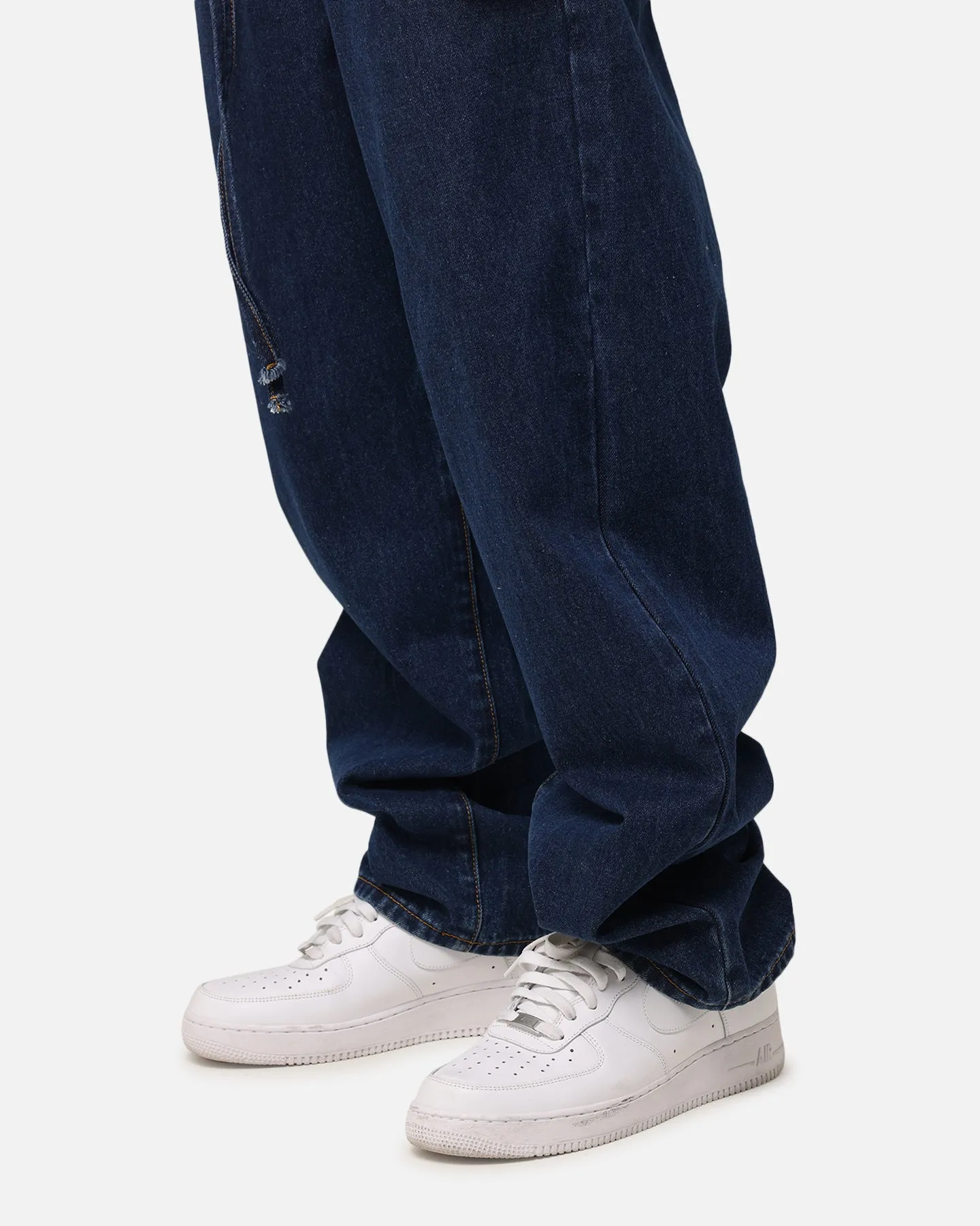 XXIII Tie Lace Baggy Jeans Stonewash Indigo Travel Style Sporty Cut