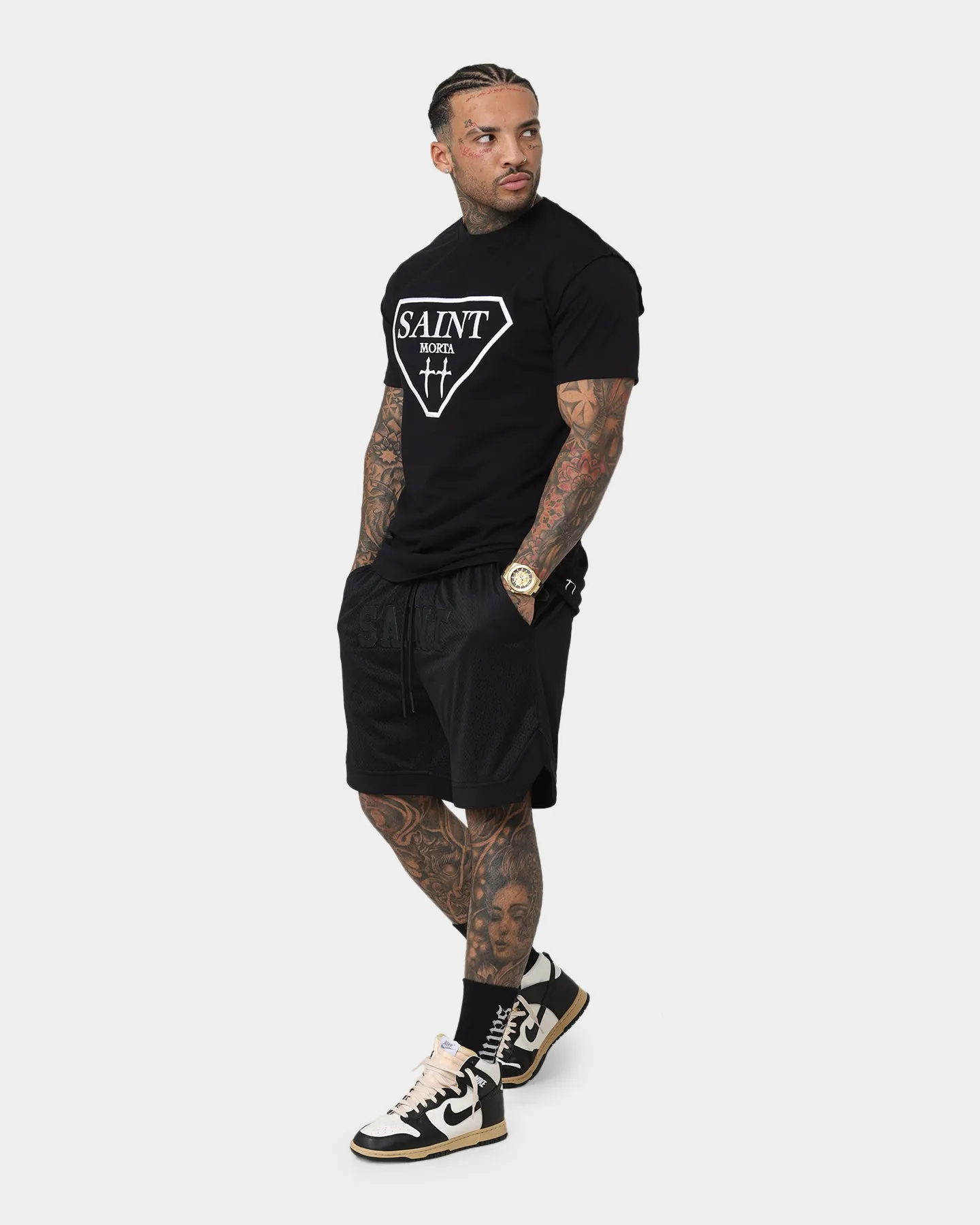 Cozy Vibes Quick Drying Saint Morta Liberty Lafayette T-Shirt Black/White