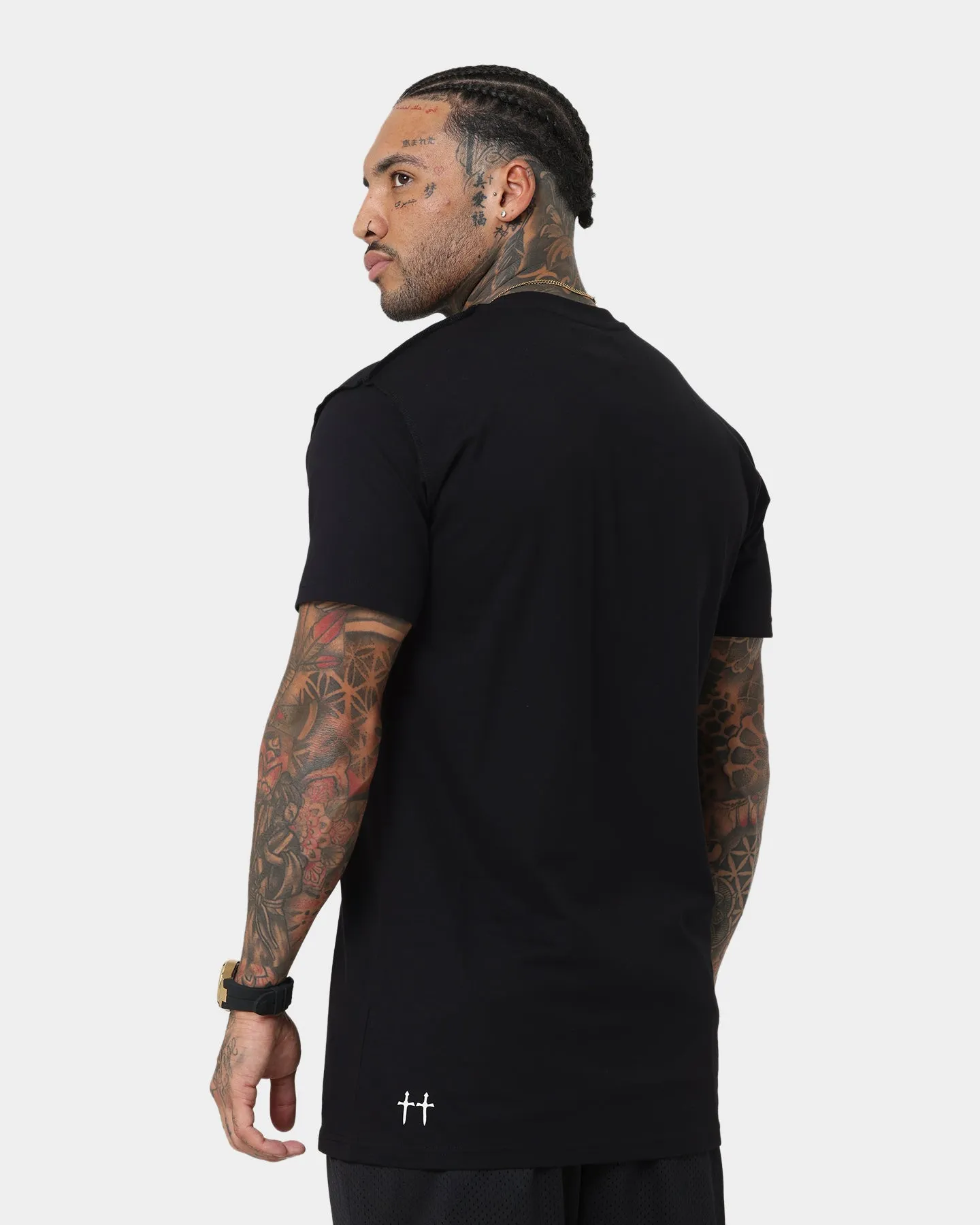 Saint Morta Liberty Lafayette T-Shirt Black/White Comfort Fit
