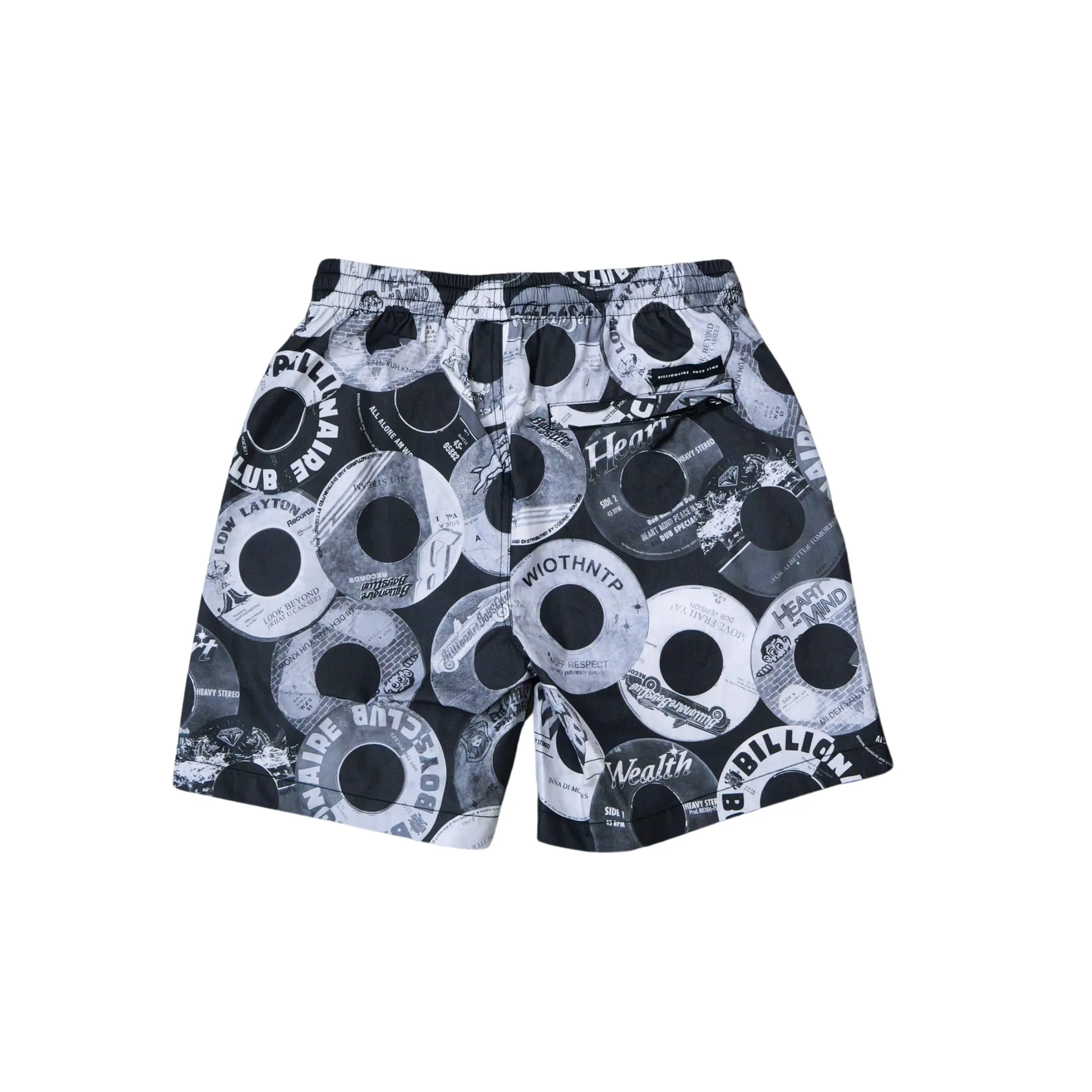 Billionaire Boys Club "Vinyl Shorts" (Black) QuickDryTech DurableCoverstitch