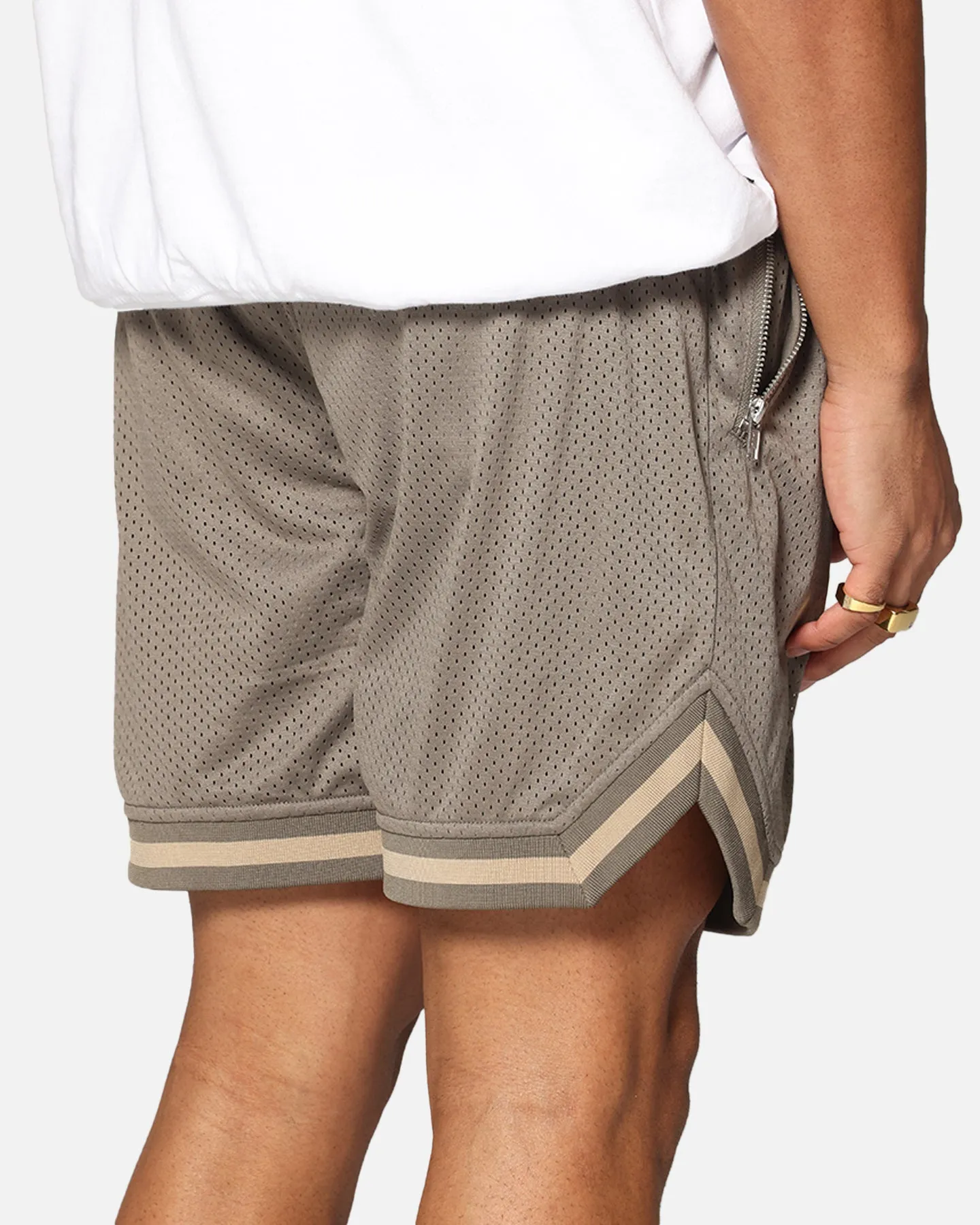 High-End Option UV resistant Saint Morta Envogue Allstar Basketball Shorts Dark Brown