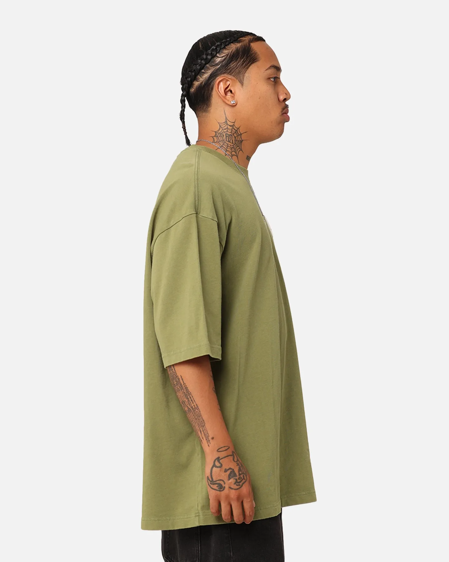 Cozy Look Playful Vibes Jordan Flight Essentials Oversized T-Shirt Sky J Light Olive