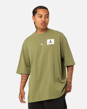 Lightweight Wear Jordan Flight Essentials Oversized T-Shirt Sky J Light Olive