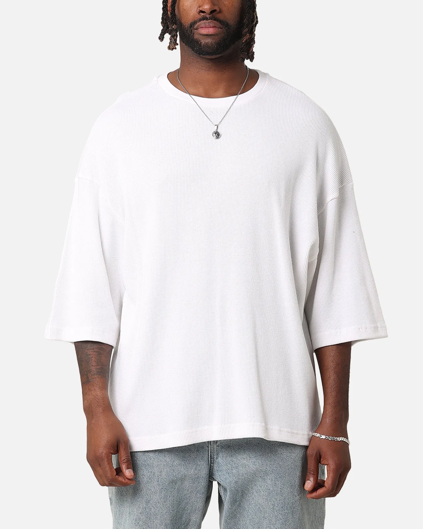 Prom XXIII Waffle Midsleeve T-Shirt White