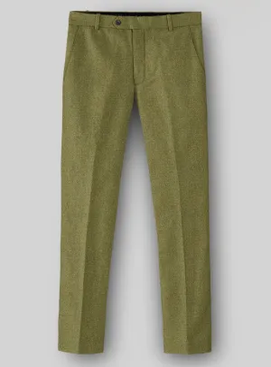 Naples Festa Green Tweed Pants Relaxed Style Polished Appearance