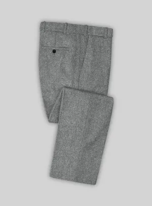Highlander Light Gray Tweed Pants Tailored Ventilation System Perfect Business Fit
