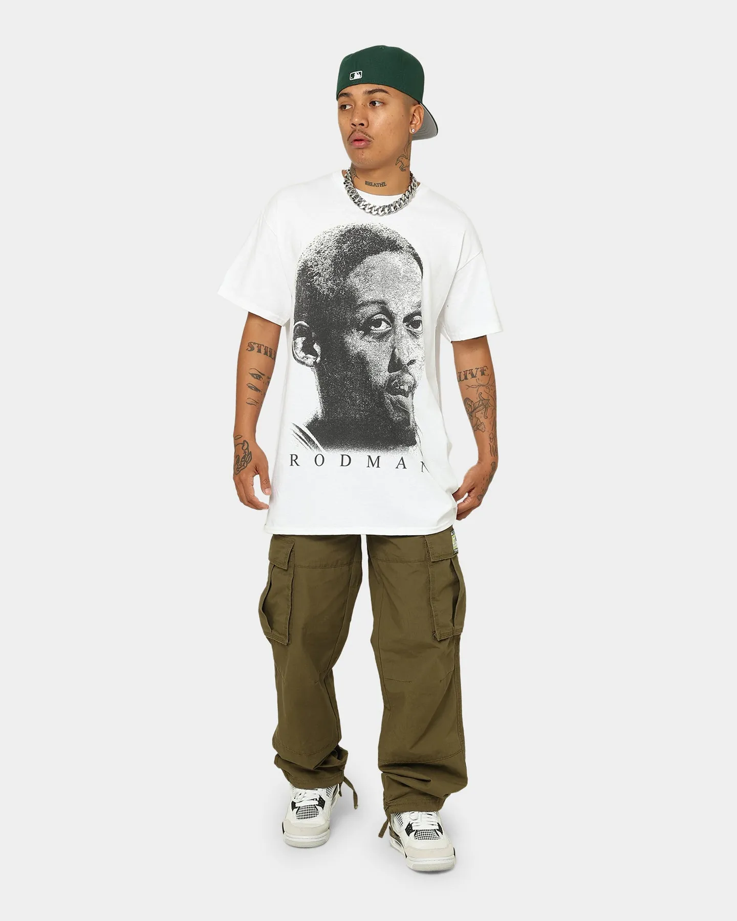 Rodman Brand Rodman Face UV T-Shirt White Chill Wear