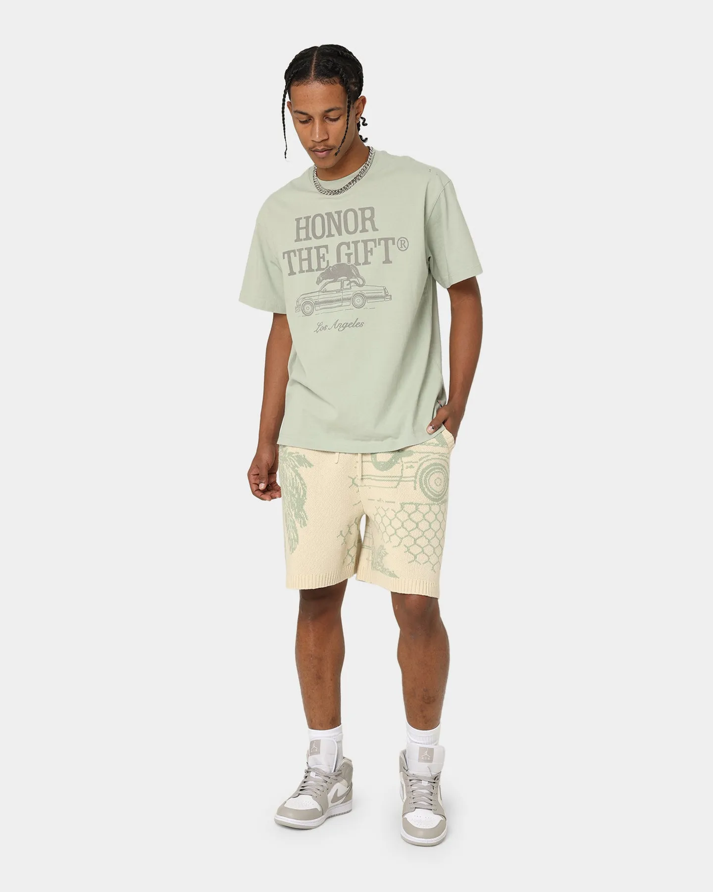Eco-friendly Abrasion resistant Honor The Gift HTG Pack T-Shirt Sage