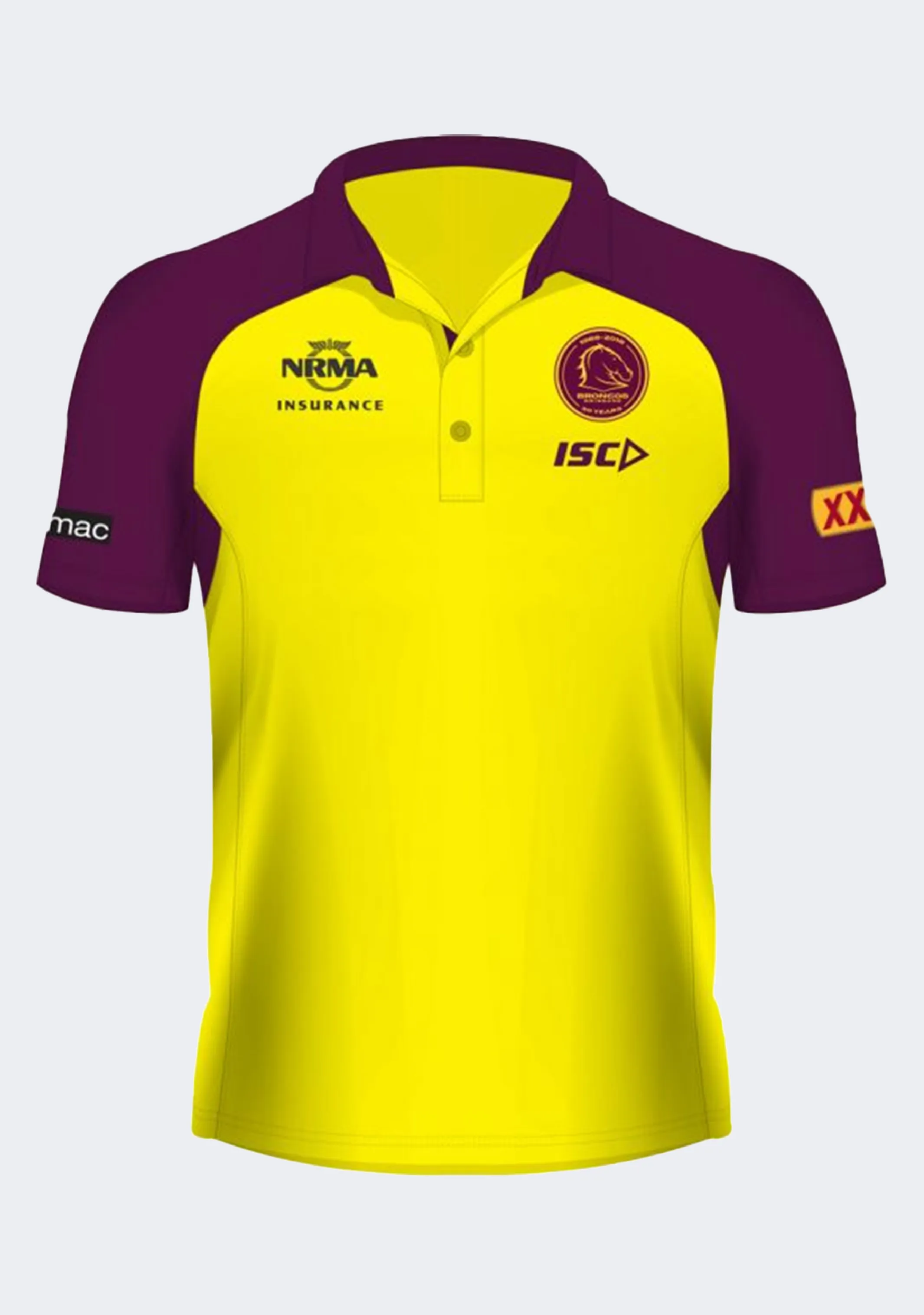 Summer Staple ISC Brisbane Broncos 2018 Mens Polo