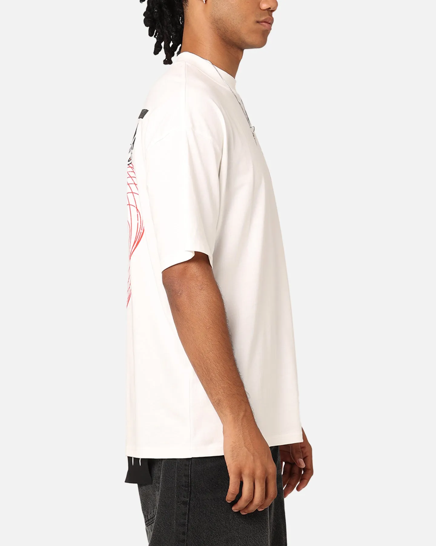 Chill Vibe Saint Morta Lovers Club T-Shirt Off White