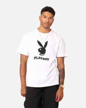 Smart Outfit Comfy Fit Wear Playboy Playboy Lockup T-Shirt White
