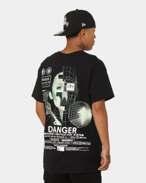 Breathable Fit Day-to-Night Look Rats Get Fat Danger T-Shirt Black