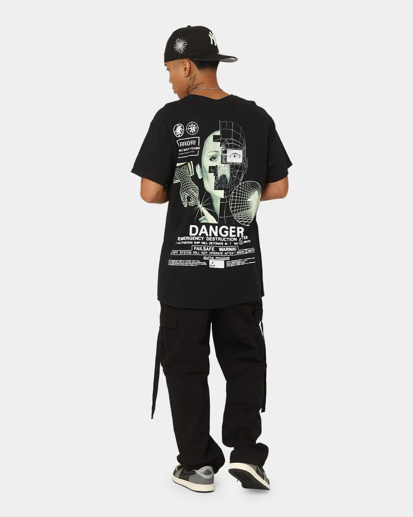 Rats Get Fat Danger T-Shirt Black adults'