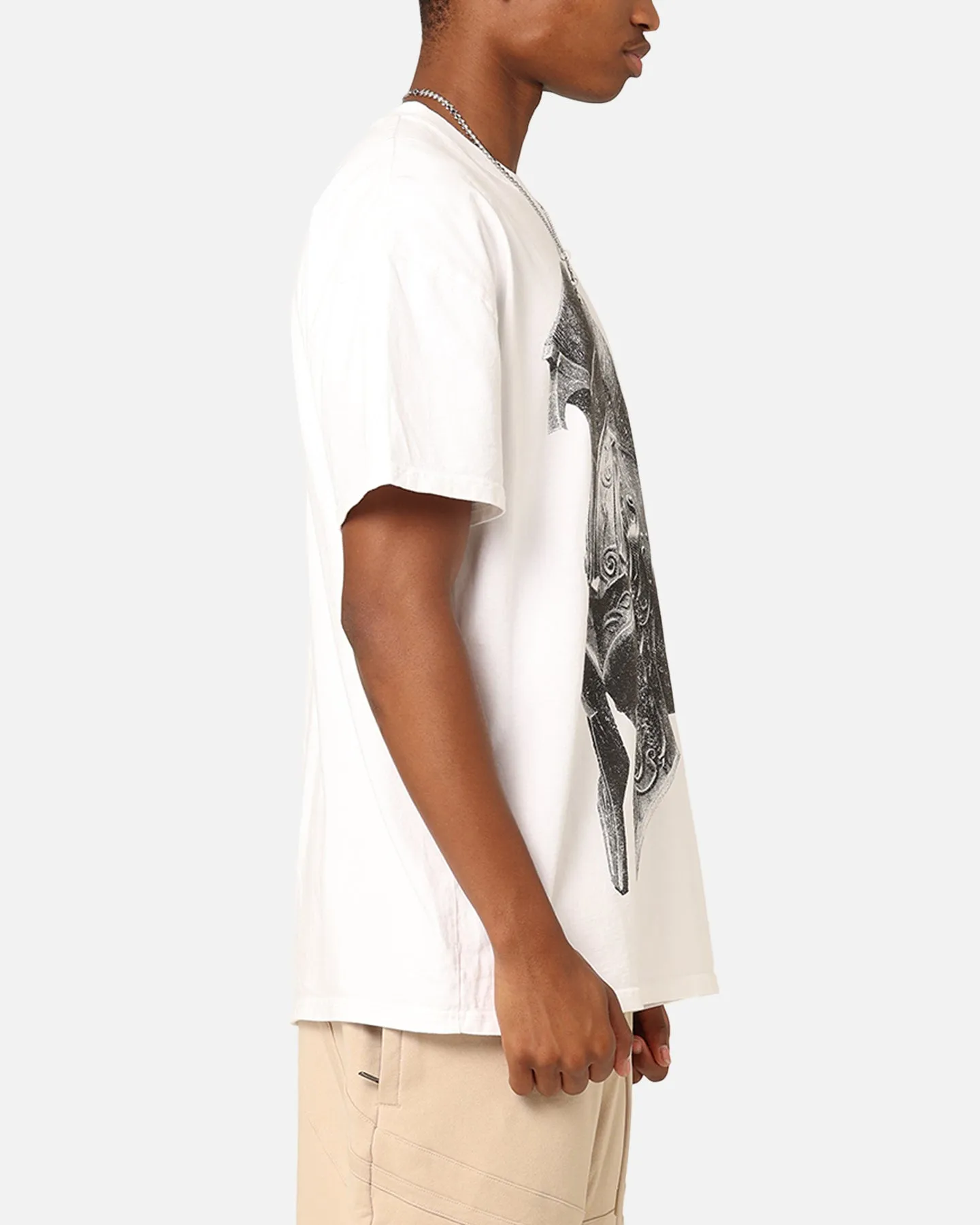 Saint Morta Gladiator T-Shirt White WrinkleResistant Flexible Weave