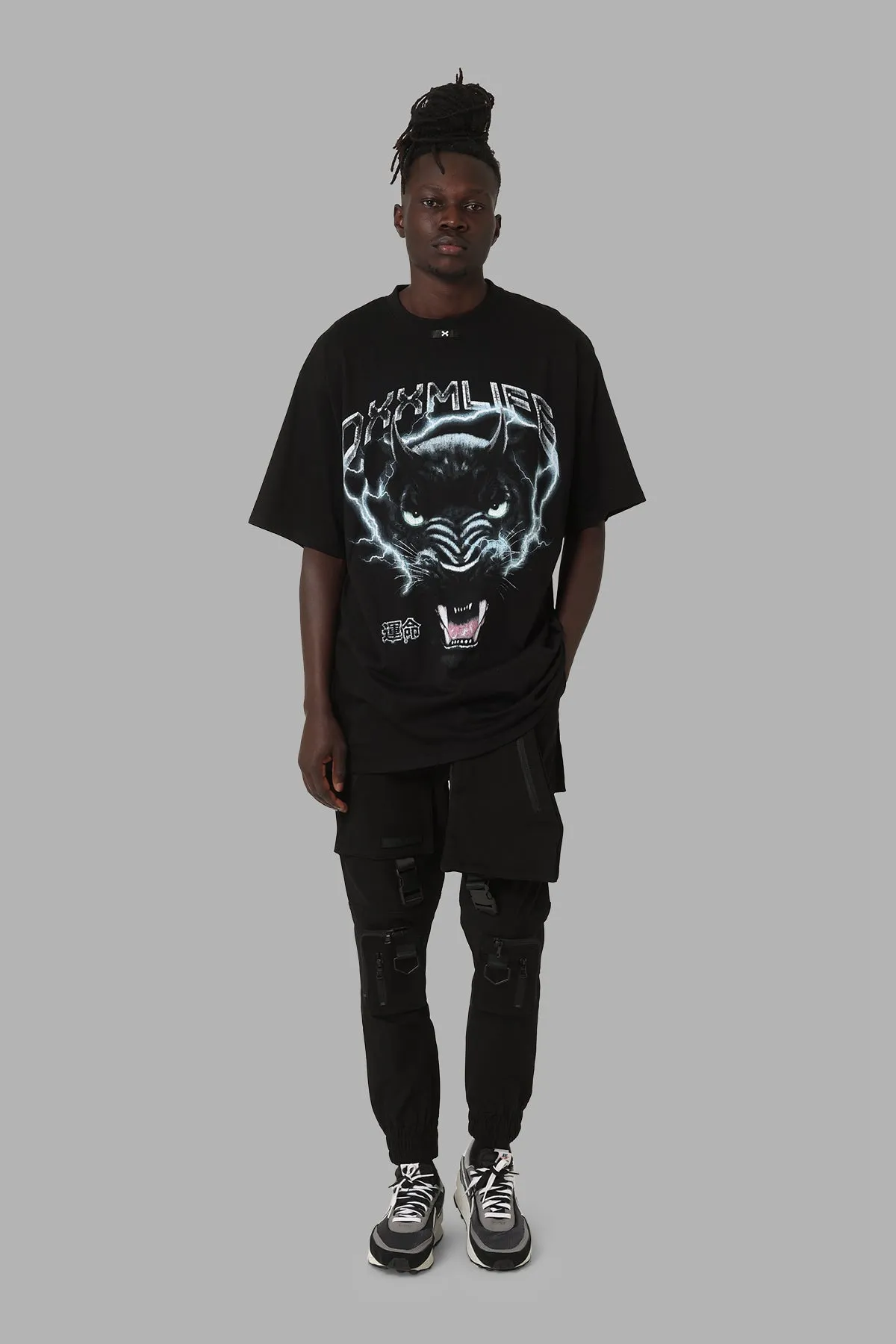 DXXMLife Panther Baggy T-Shirt Black print design
