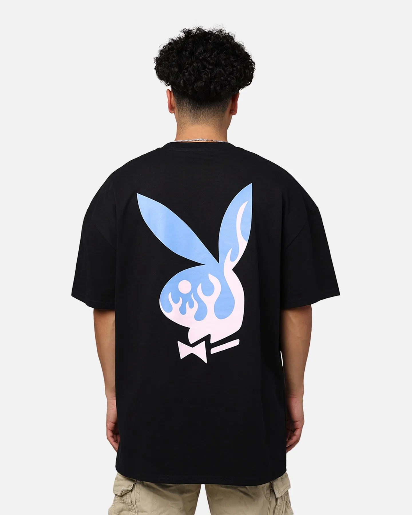 Bold Design Playboy By Culture Kings Lit Bunny T-Shirt Black