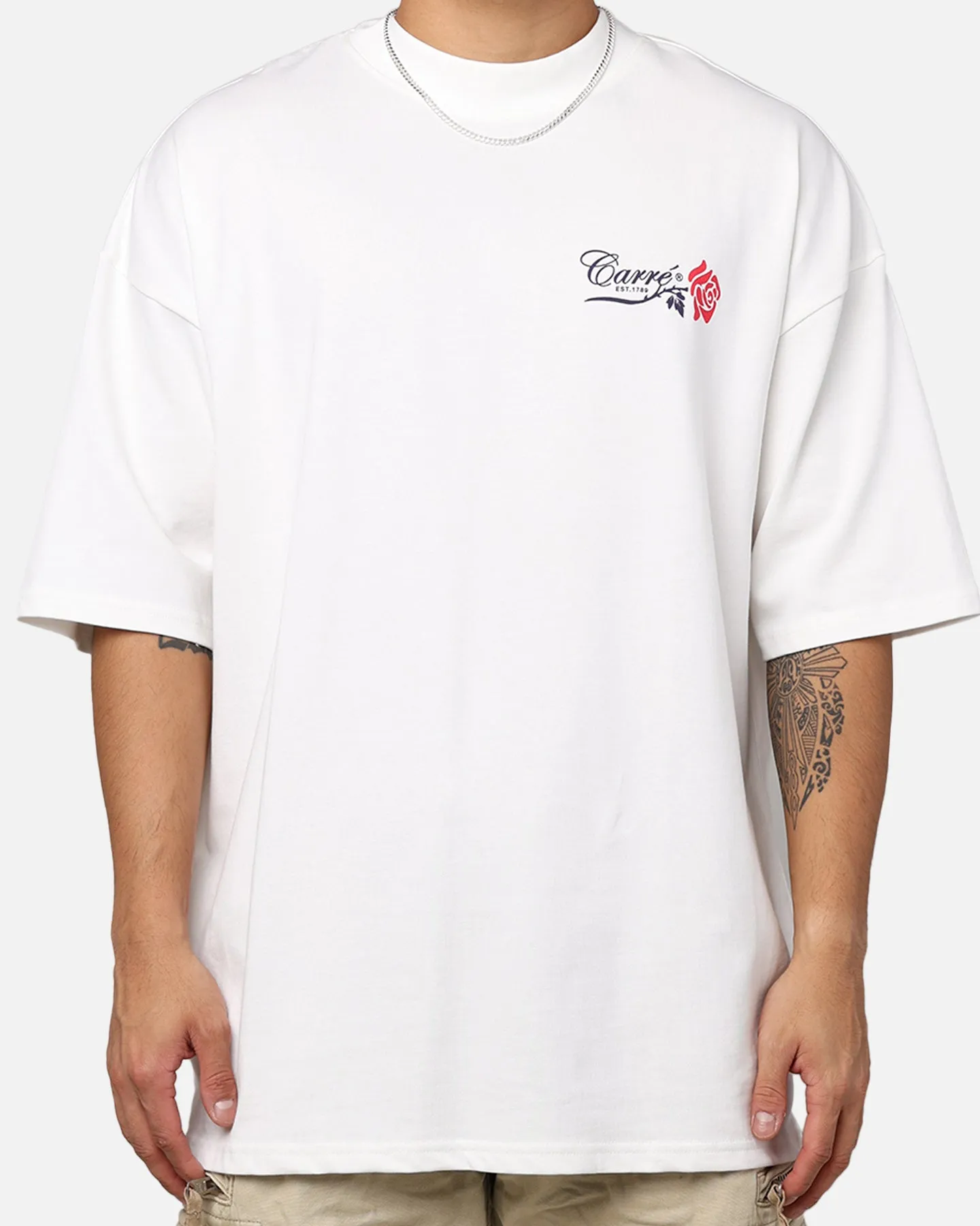 Durable Ribbed Hem Carr?? Rara Oversized T-Shirt Off White