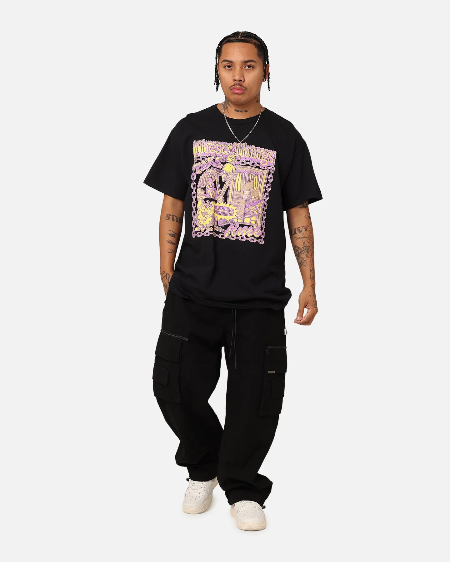 Comfortable And Versatile Rats Get Fat Time T-Shirt Black