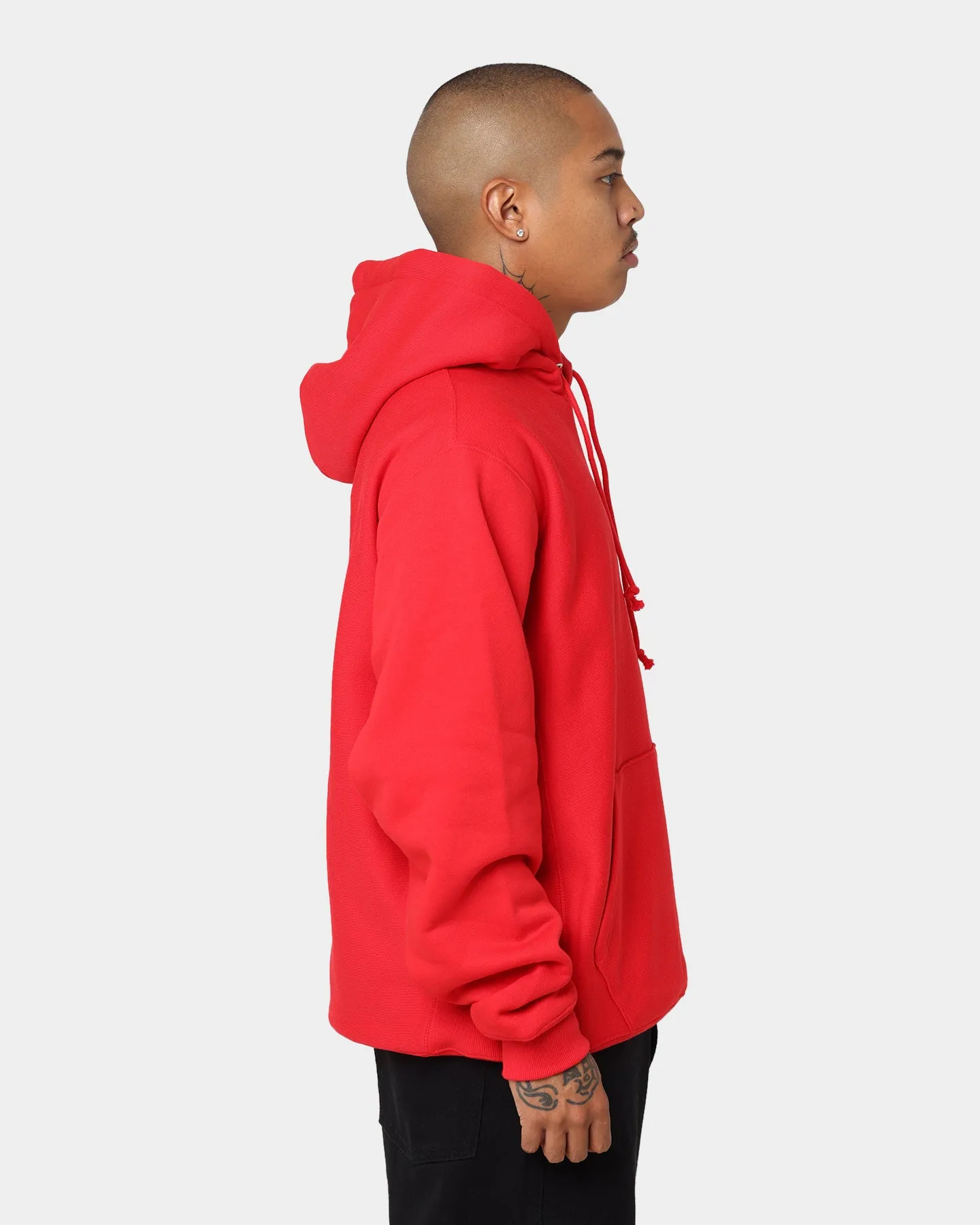 Champion Rev Weave Hoodie Red City Energy Trend Fashion