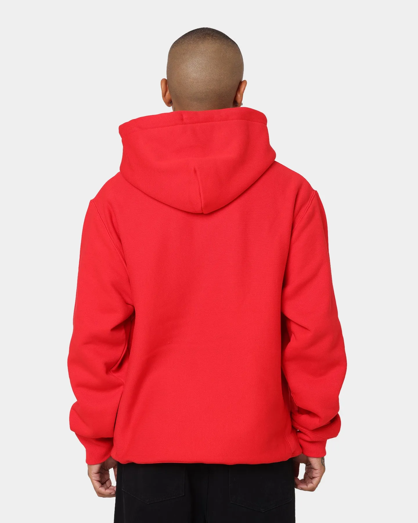 Champion Rev Weave Hoodie Red Jackal like