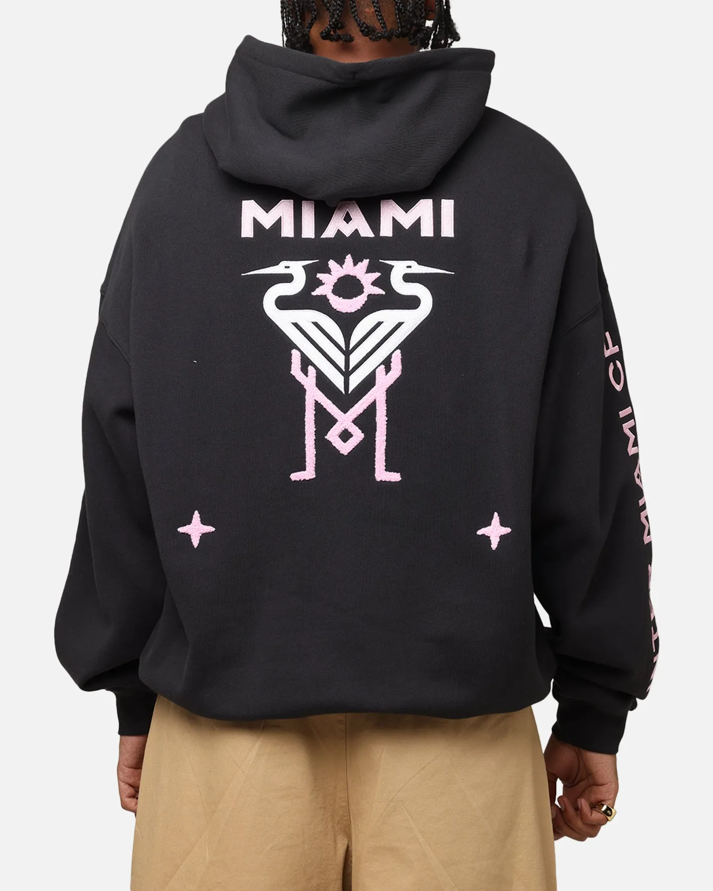 Mitchell & Ness Inter Miami CF Angles Hoodie Faded Black European style