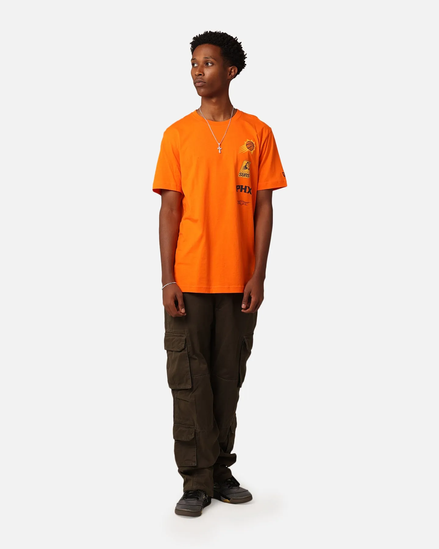 UV resistant New Era Phoenix Suns City Edition '23 T-Shirt Orange