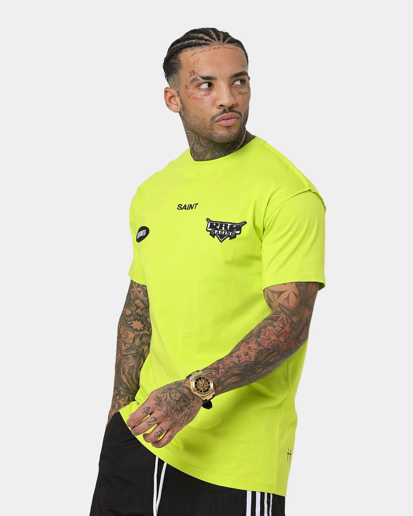 Modern Casual Saint Morta Pro Racing T-Shirt Neon Green