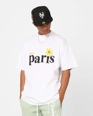 Carre Petal Oversized T-Shirt White Timeless and Chic Breathable Mesh Panels