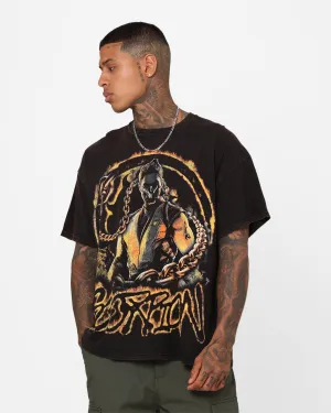 TemperatureRegulating Goat Crew X Mortal Kombat Scorpion Vintage T-Shirt Black Wash