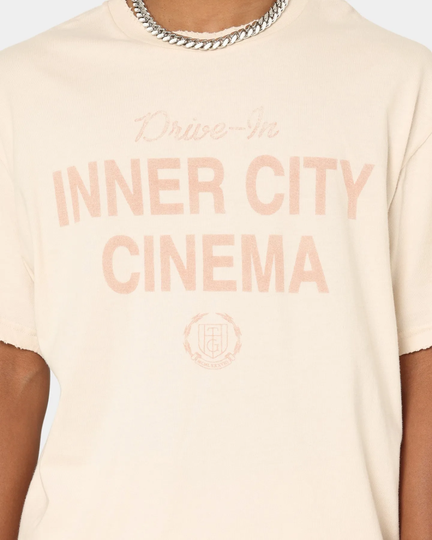 Honor The Gift Cinema T-Shirt Cream Casual Layering