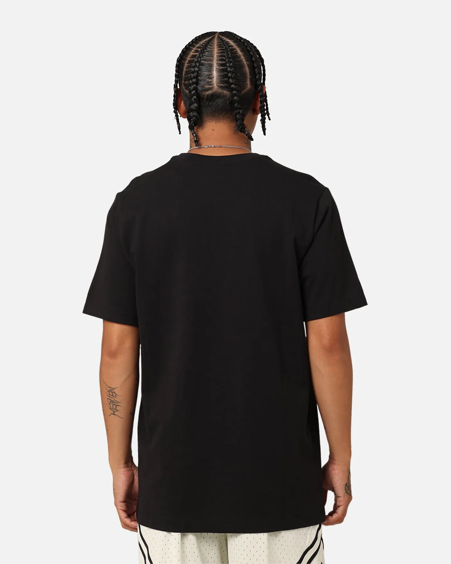 Jordan Flight Essentials T-Shirt Black/White Heavyweight Weave Casual Touch
