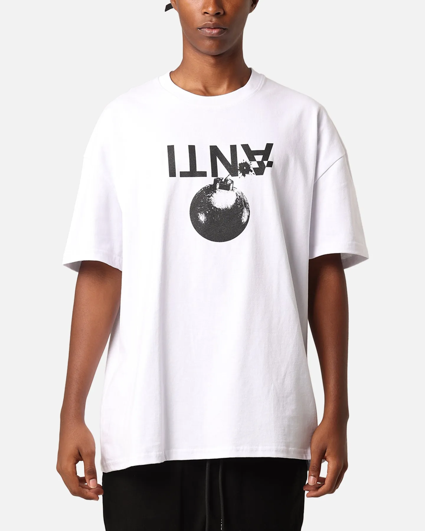 The Anti Order Explosive T-Shirt White Evergreen Matte Look