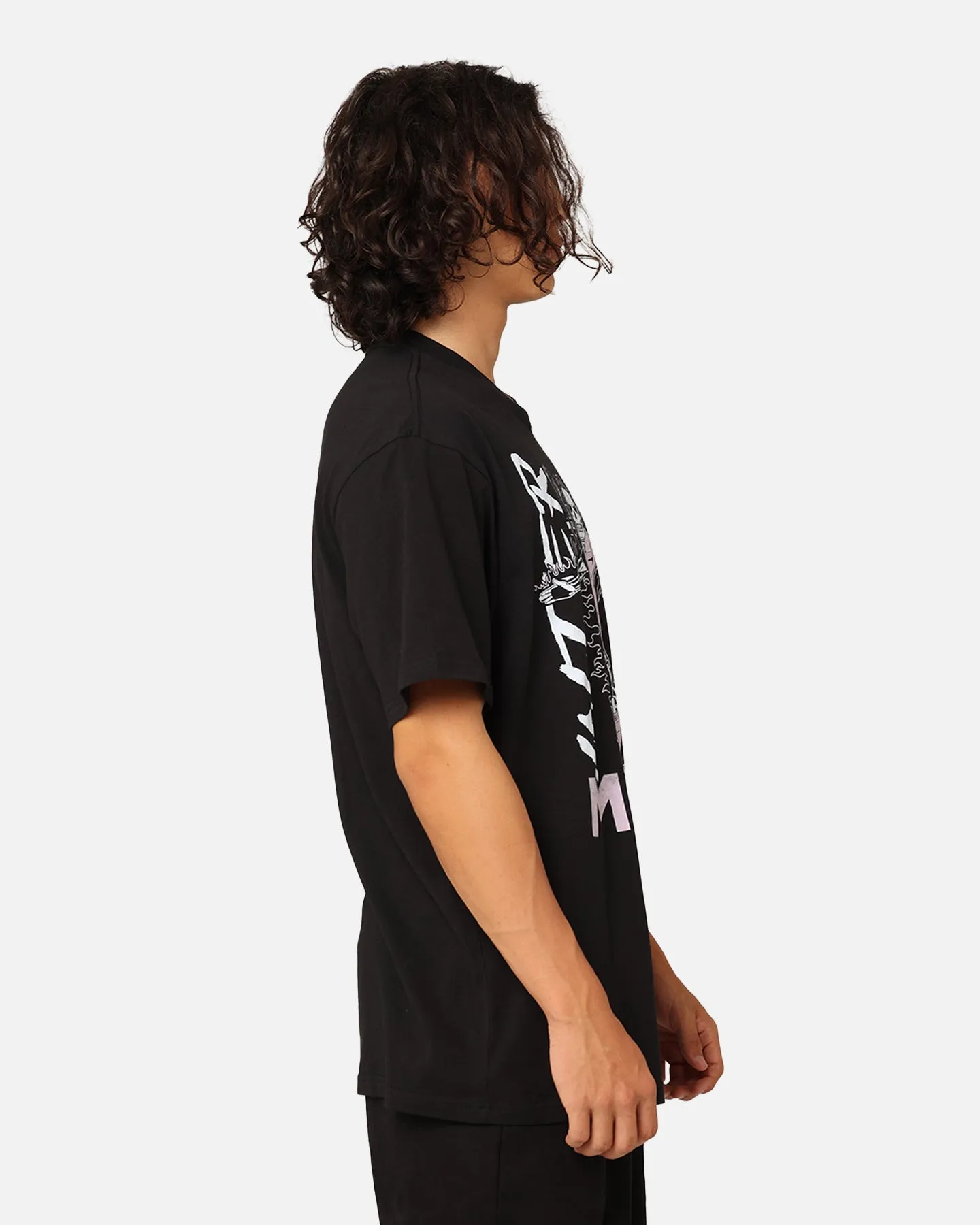 Non Restrictive Silhouette Mitchell & Ness Inter Miami CF Flame T-Shirt Black