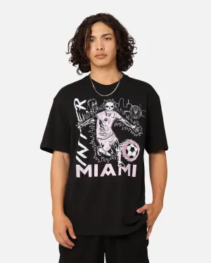 Mitchell & Ness Inter Miami CF Flame T-Shirt Black Durable Color Retention