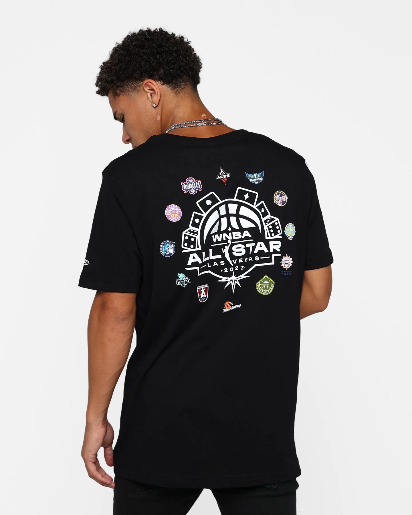New Era WNBA All Star T-Shirt Black Temperature Regulating