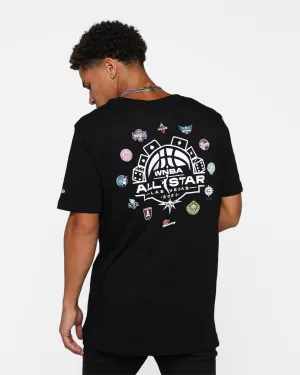 New Era WNBA All Star T-Shirt Black Temperature Regulating