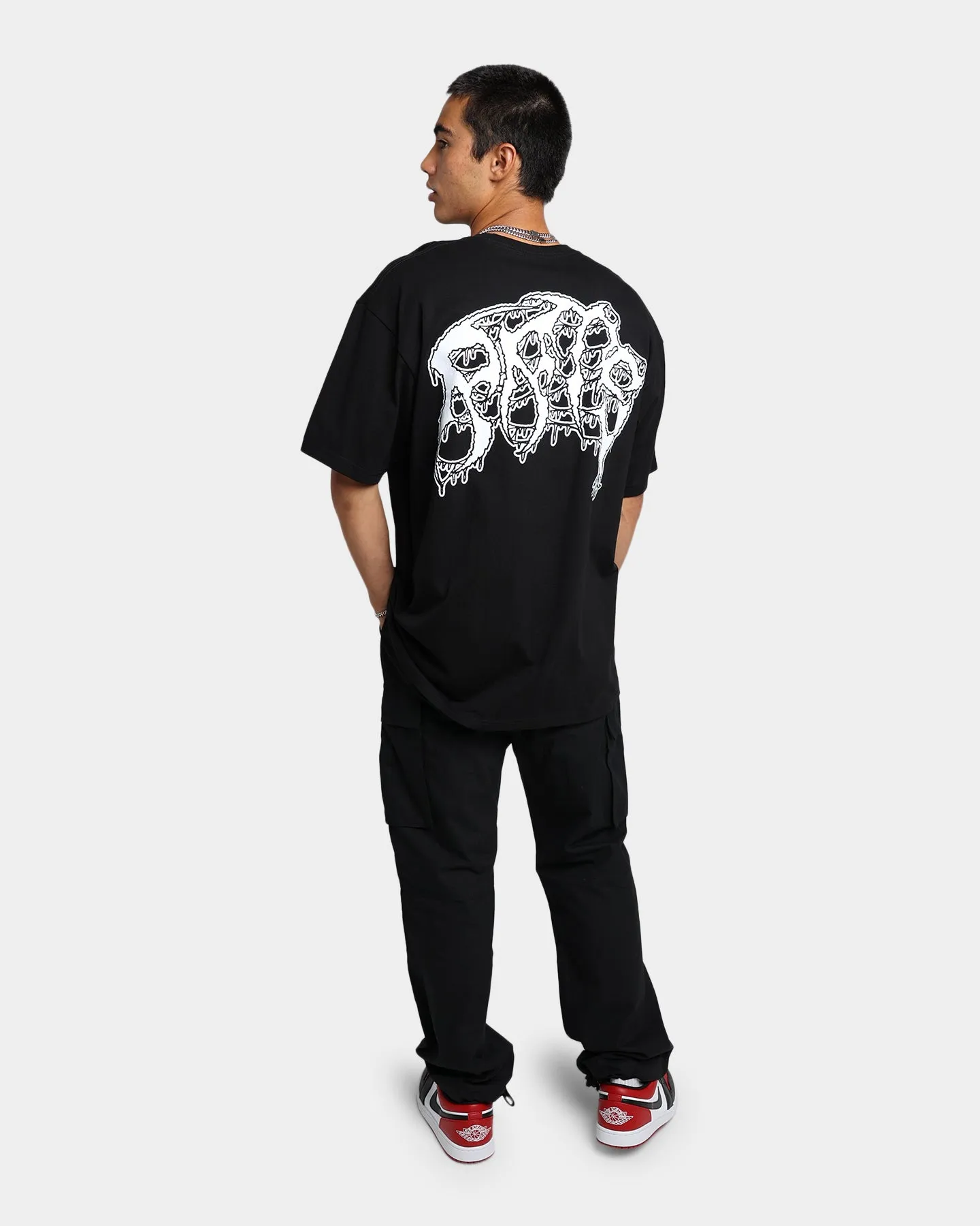 Rats Get Fat X Funeral French FF Car T-Shirt Black Quick Dry Fabric High Density Weave