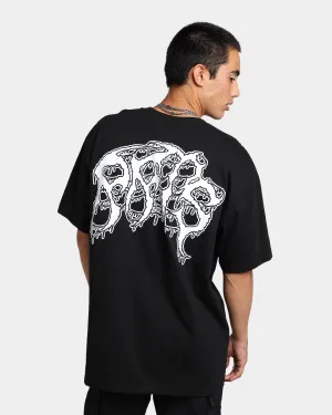 Comfy Wardrobe Rats Get Fat X Funeral French FF Car T-Shirt Black