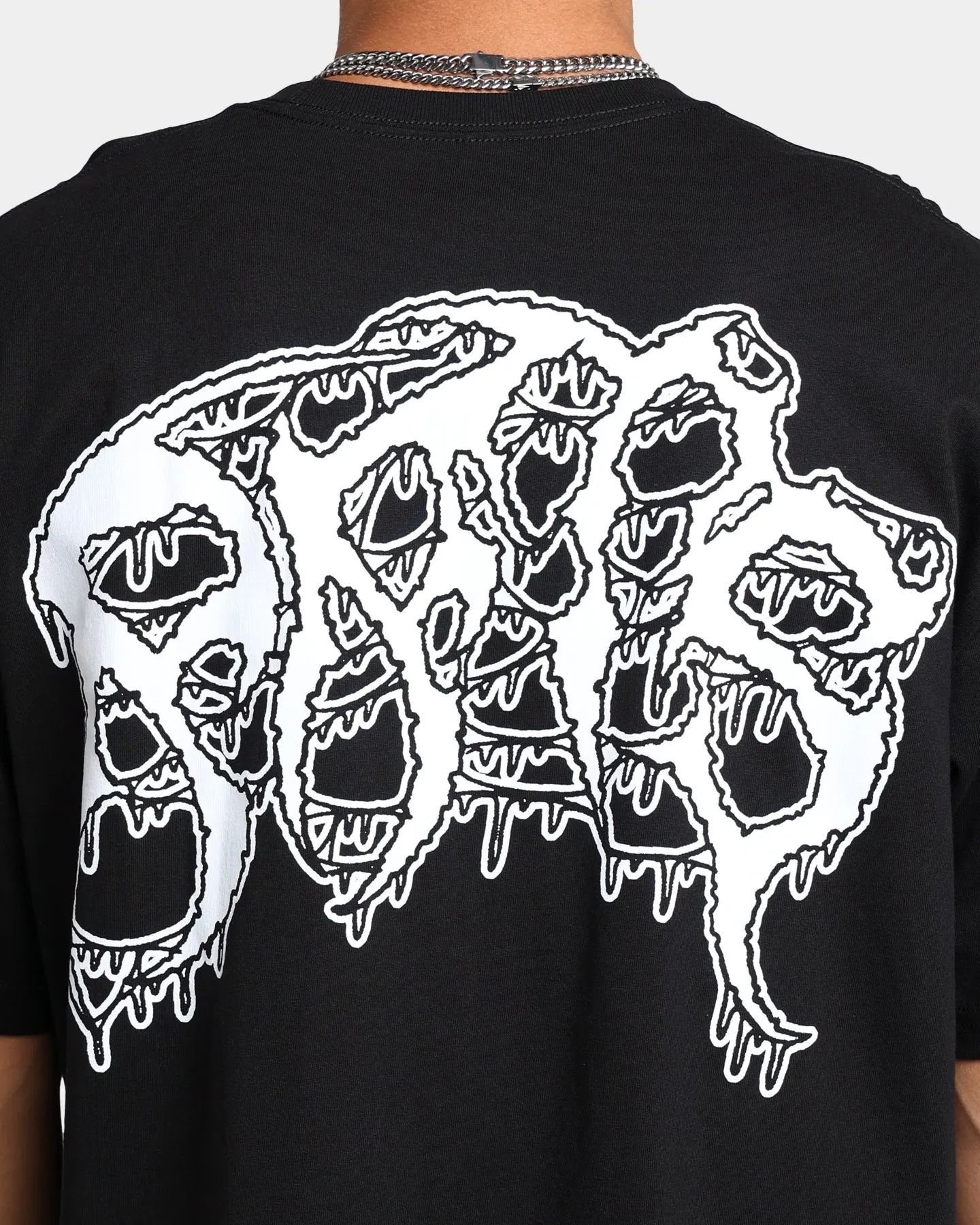Rats Get Fat X Funeral French FF Car T-Shirt Black Universal Silhouette Soft Breathable