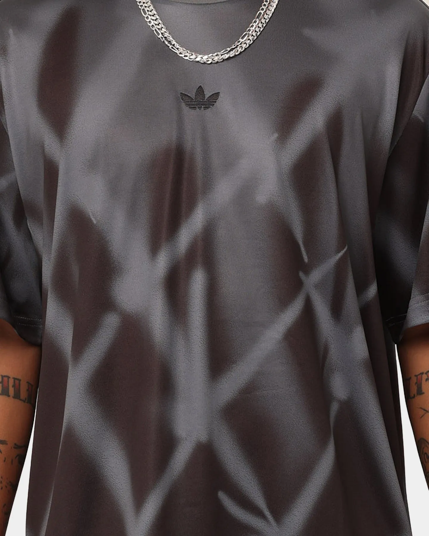 Breathable Essentials Adidas Streetball All Over Print T-Shirt Grey