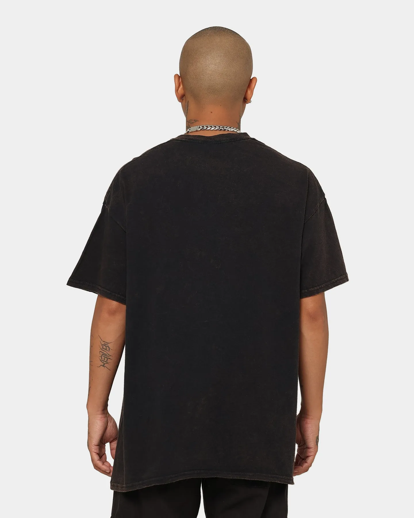 Goat Crew X Muhammad Ali Ringer Vintage T-Shirt Black Wash Party fun