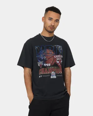Mitchell & Ness Chicago Bulls 1993 Champions T-Shirt Faded Black Cozy Wearable