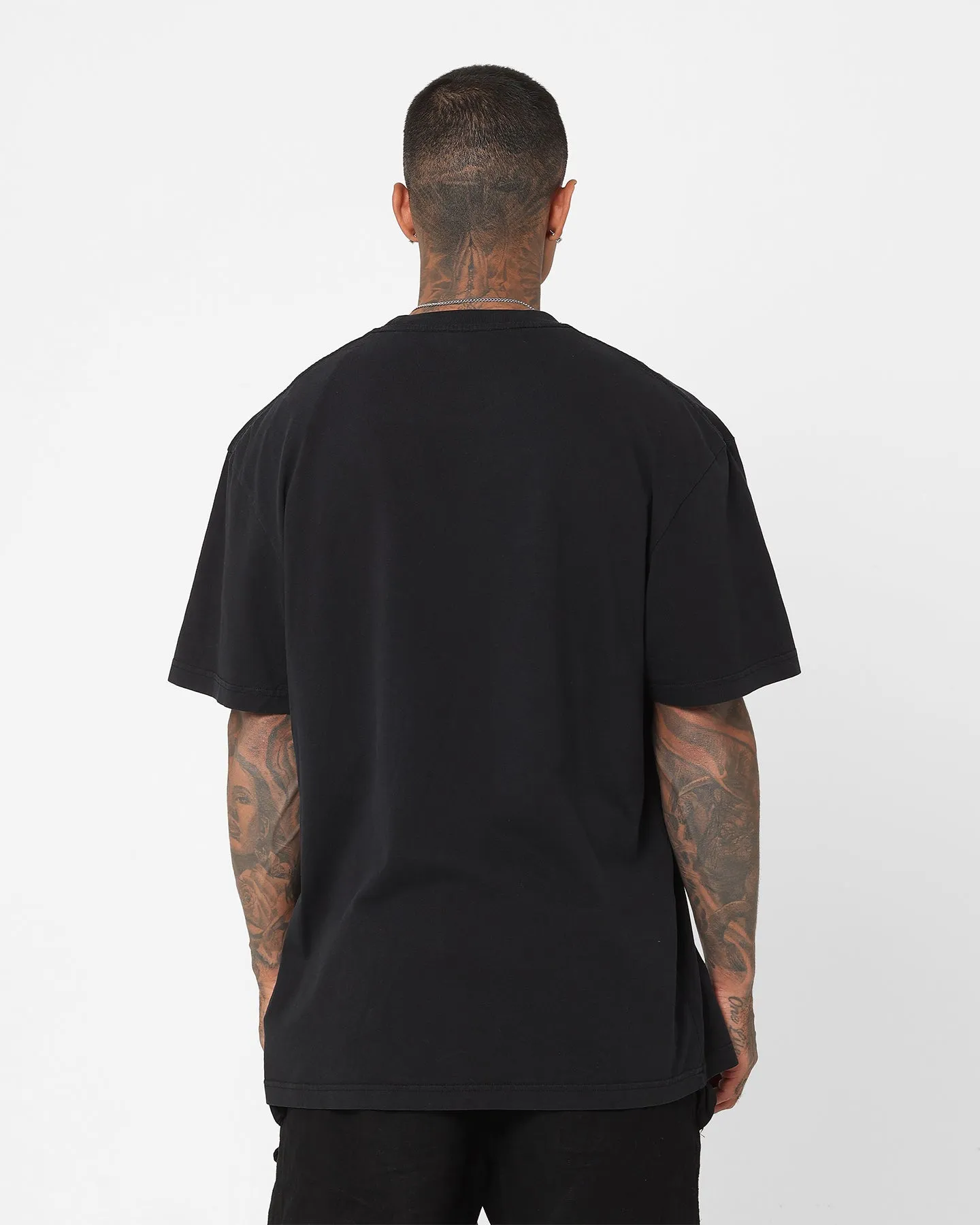 Easy Fit Wear Mitchell & Ness Chicago Bulls Logo Lightning T-Shirt Black